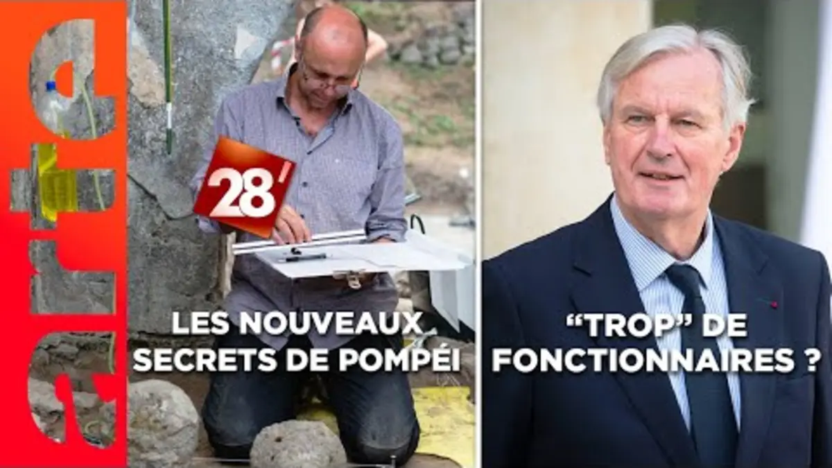 replay de Pompéi, les nouveaux secrets / "Trop" de fonctionnaires en France ? | 28 minutes | ARTE