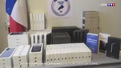 Pour voler 100 téléphones... ils creusent un tunnel !