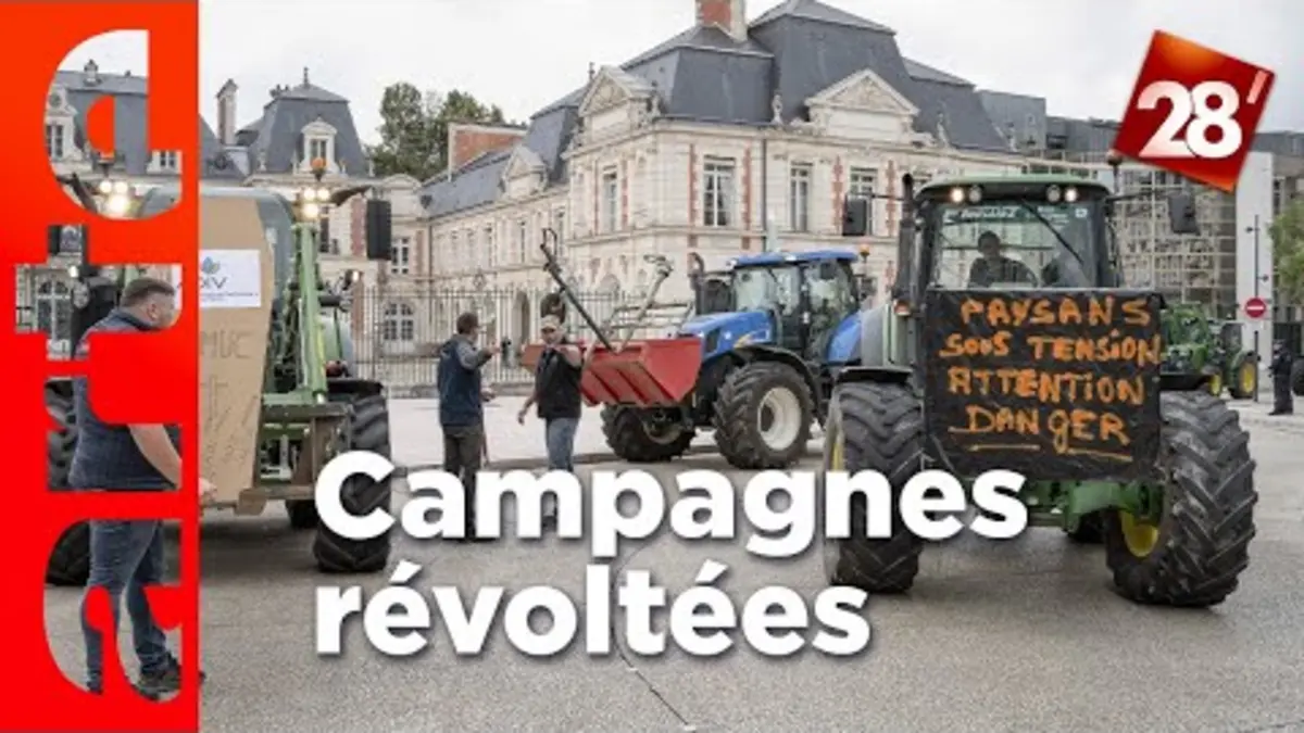 replay de Pourquoi les agriculteurs ne décolèrent pas ? | 28 minutes | ARTE