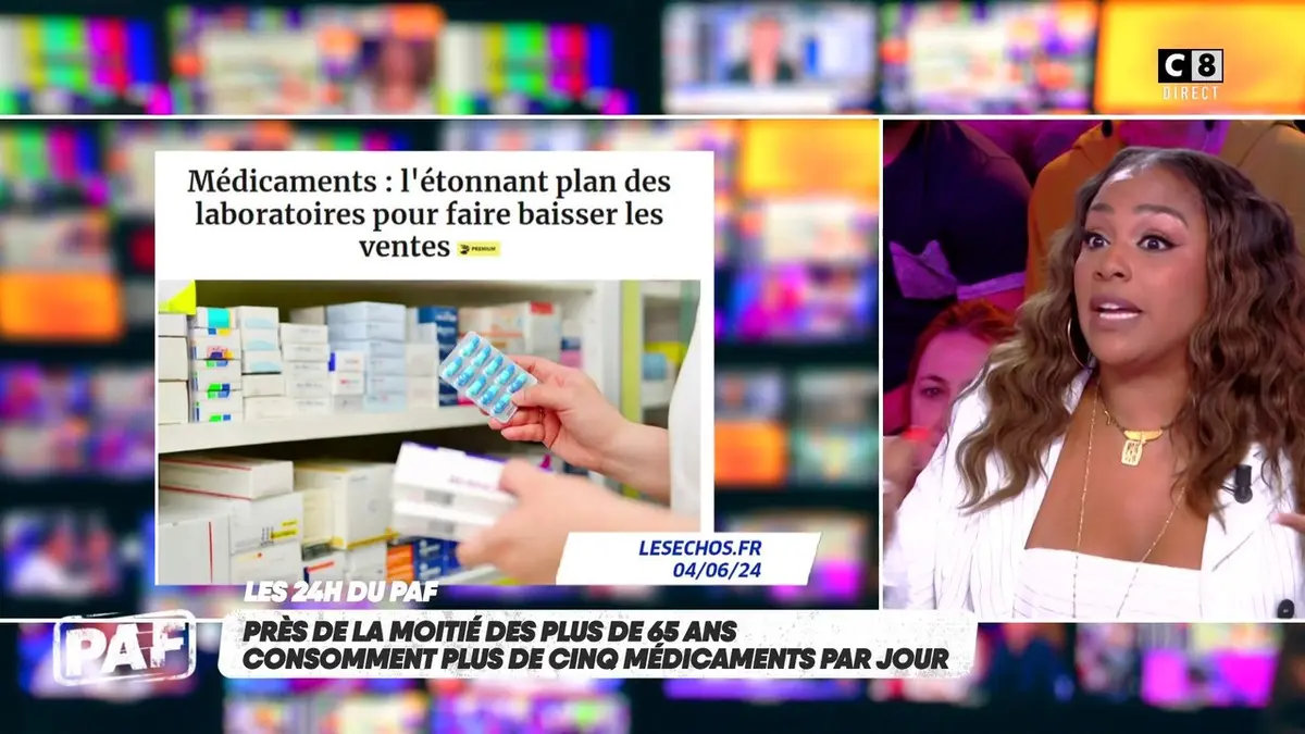 replay de Près de la moitié des plus de 65 ans consomment plus de 5 médicaments par jour