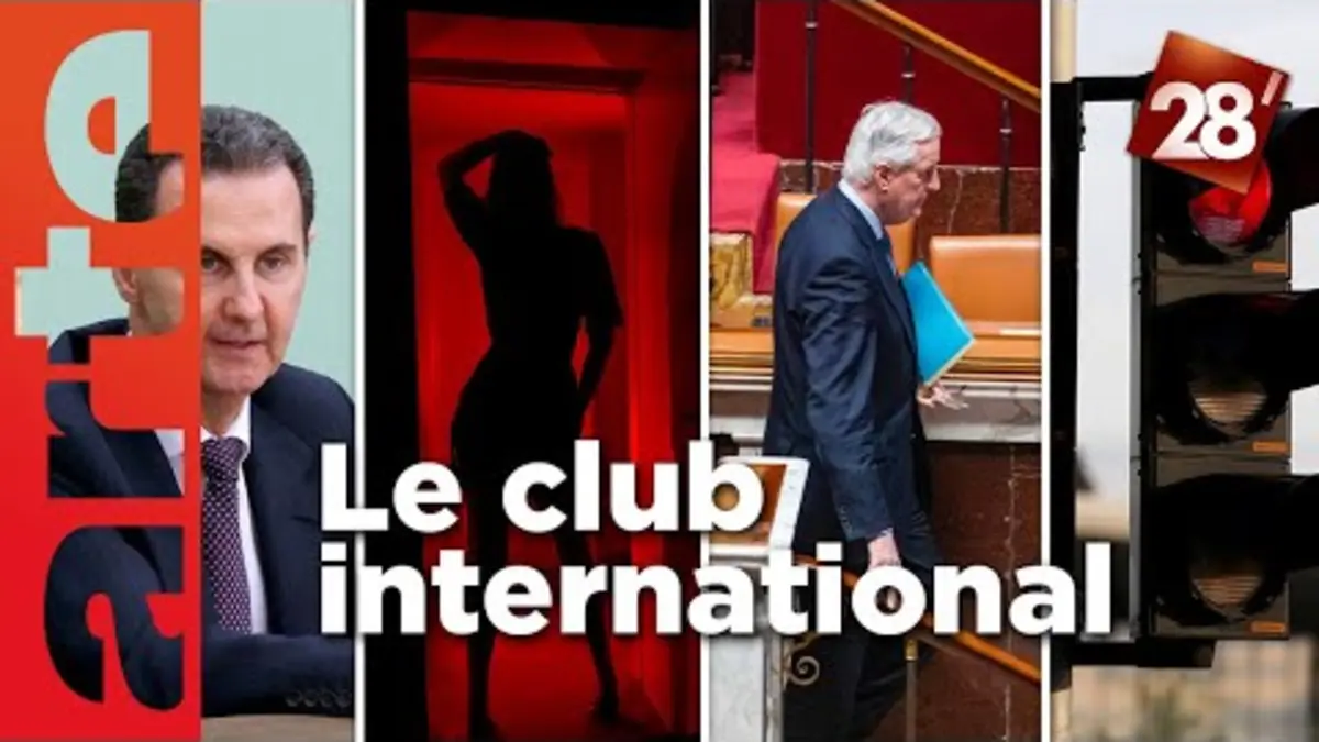 replay de Prise d’Alep, crise politique française, prostitution : Le Club international | 28 minutes | ARTE