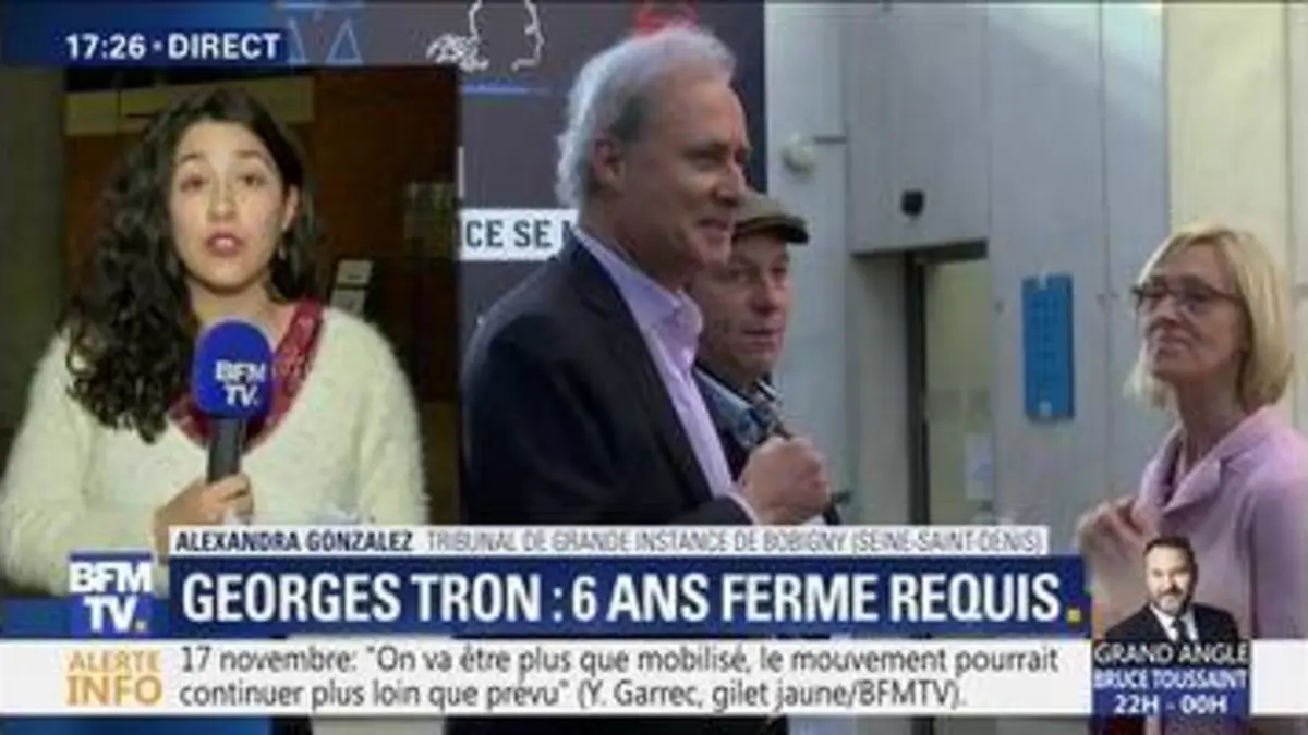 replay de Procès de Georges Tron: six ans de prison ferme requis contre l'ex-secrétaire d'État jugé pour viols