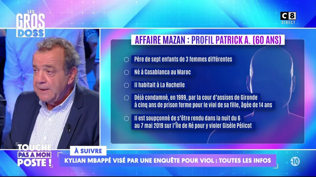 replay de Procès de Mazan : un accusé déjà condamné pour le viol de sa fille