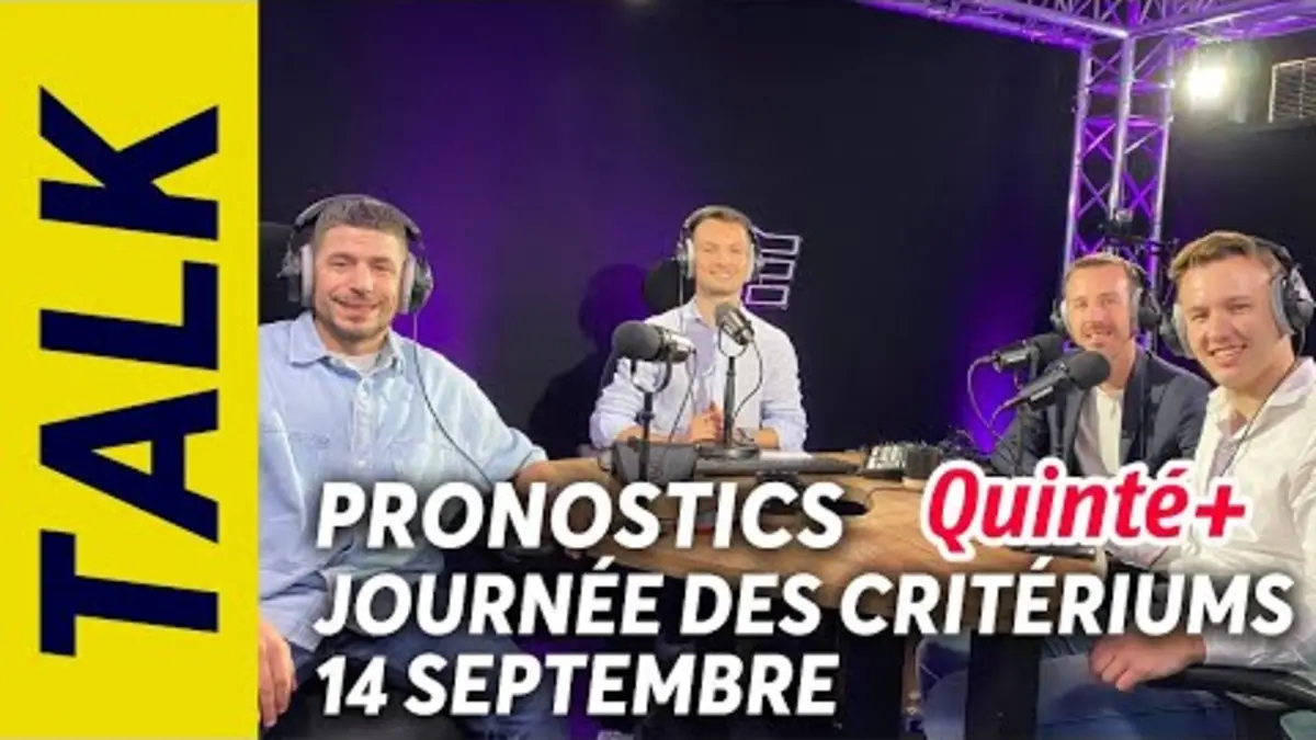 replay de PRONOSTICS DES CRITÉRIUMS 3/4/5 ANS DU SAMEDI 14 SEPTEMBRE À VINCENNES