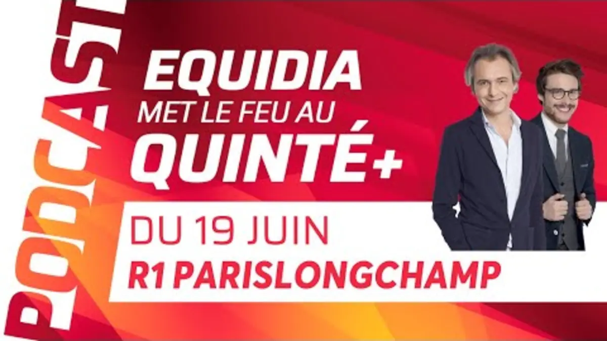 replay de PRONOSTICS EQUIDIA MET LE FEU AU QUINTÉ DU 19 JUIN À PARISLONGCHAMP.