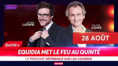 replay de PRONOSTICS EQUIDIA MET LE FEU AU QUINTÉ DU 28 AOÛT À COMPIÈGNE.