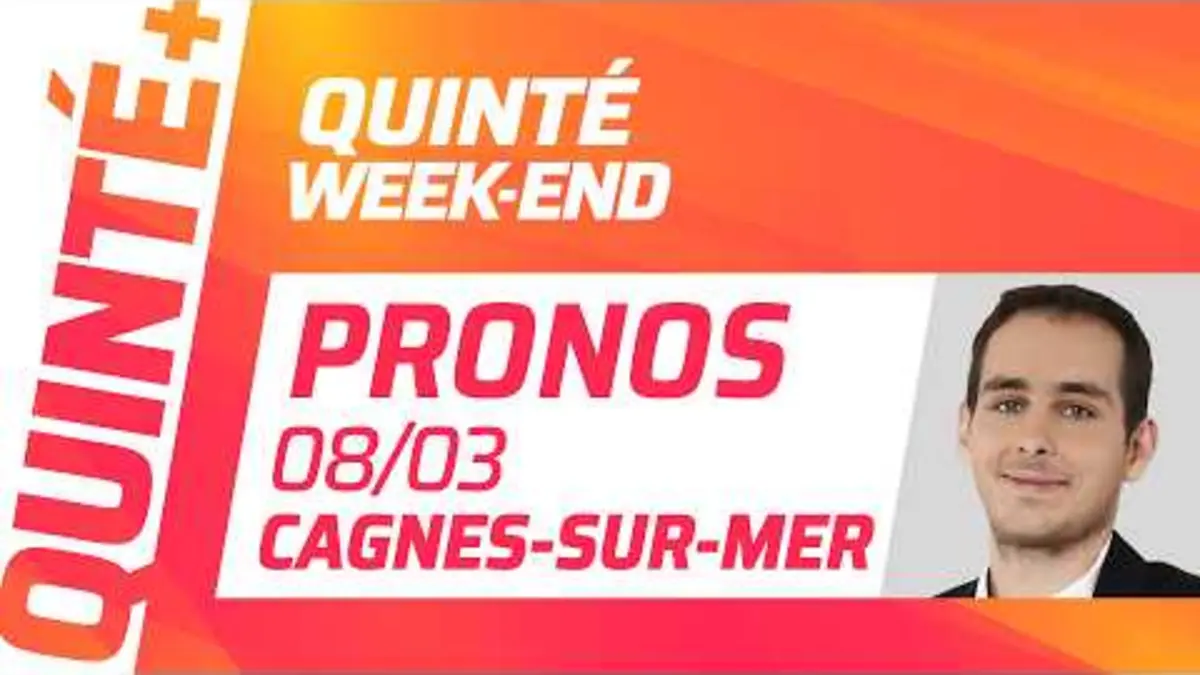 PRONOSTICS QUINTÉ+ DU 08 MARS À CAGNES-SUR-MER :…