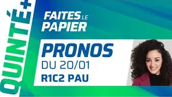 PRONOSTICS QUINTÉ+ DU 20 JANVIER À PAU : GARDONS LE SOURIRE PEUT RENOUER AVEC LE SUCCÈS