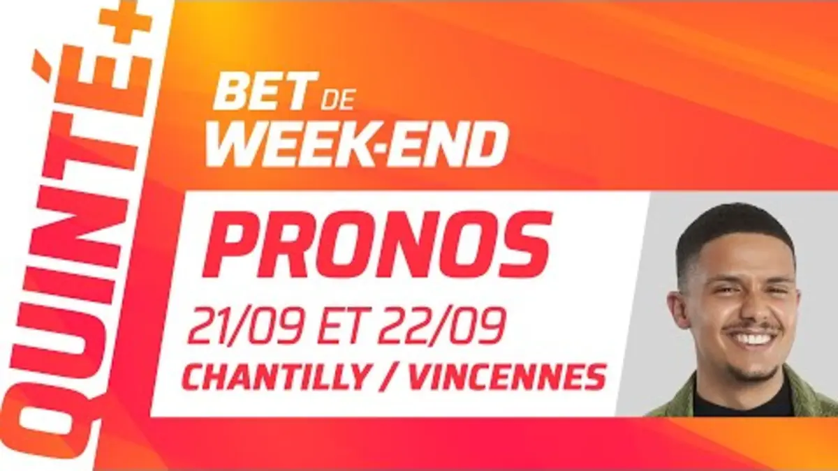 replay de PRONOSTICS QUINTÉ+ DU 21 ET 22 SEPTEMBRE 2024 : Bet de Week-End