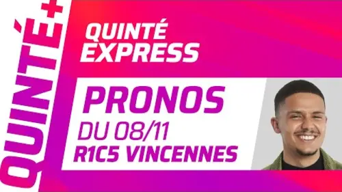 replay de PRONOSTICS QUINTÉ+ DU 8 NOVEMBRE : Quinté Express ⚡