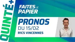 PRONOSTICS QUINTÉ+ DU DIMANCHE 15 FÉVRIER À VINCENNES : GLOBAL CONCEPT TENTE LA PASSE DE TROIS !