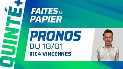 PRONOSTICS QUINTÉ+ DU DIMANCHE 18 JANVIER À VINCENNES : JEROBOAM D'ERABLE, L'OGRE DE CE CORNULIER