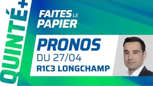 replay de PRONOSTICS QUINTÉ+ DU DIMANCHE 27 AVRIL : TIMES WARRIOR SUR SON TOBOGGAN PRÉFÉRÉ