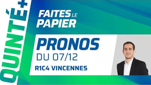 replay de PRONOSTICS QUINTÉ+ DU DIMANCHE 7 DÉCEMBRE : BORUPS VICTORY VERS UNE CONFIRMATION ?