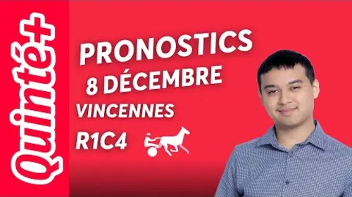 replay de PRONOSTICS QUINTÉ+ DU DIMANCHE 8 DÉCEMBRE : AMPIA MEDE SM, PRISE EN NOTE EN DERNIER LIEU