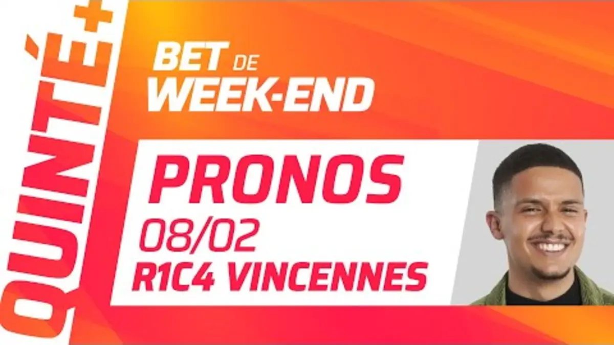 replay de PRONOSTICS QUINTÉ+ DU JOUR 8 FEVRIER 2025 À VINCENNES (R1C4) : Bet de Week-End