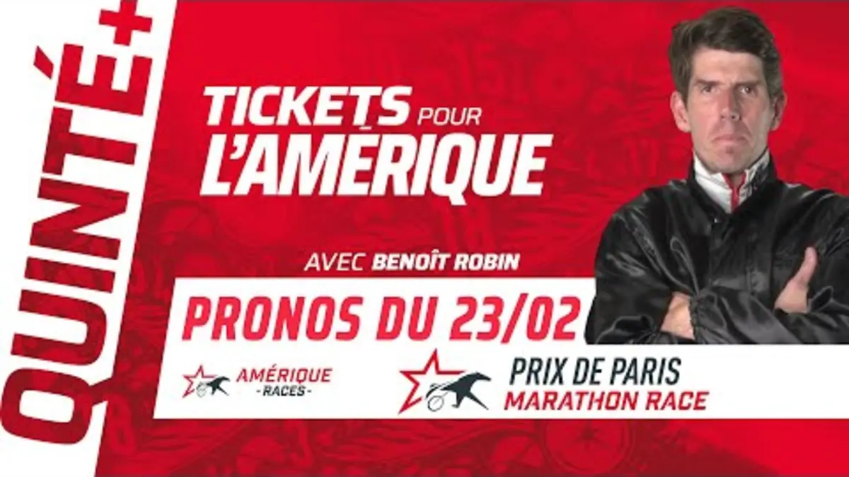 replay de PRONOSTICS QUINTÉ+ DU JOUR DU 23 FÉVRIER | Benoît Robin fait le papier du Prix de Paris 2025