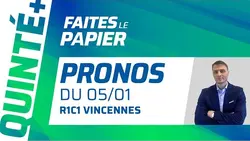 PRONOSTICS QUINTÉ+ DU LUNDI 5 JANVIER À VINCENNES : JAMAICA BROWN ENFIN DÉCLENCHÉE !