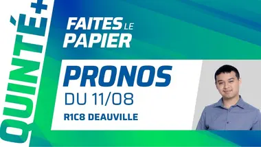 PRONOSTICS QUINTÉ+ DU MARDI 11 AOÛT À DEAUVILLE : DOUBLE UP A UNE BELLE CARTE À JOUER
