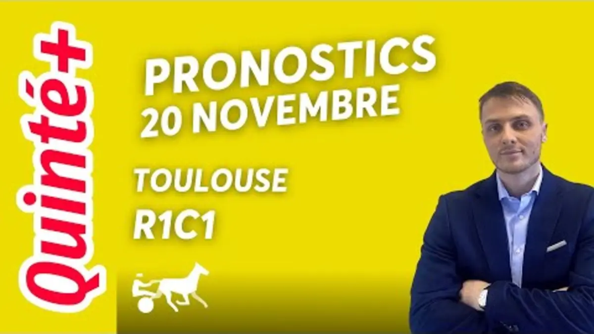 replay de PRONOSTICS QUINTÉ+ DU MERCREDI 20 NOVEMBRE À TOULOUSE : IBIKI DE HOUELLE VISE L'ULTIME ÉTAPE DU GNT