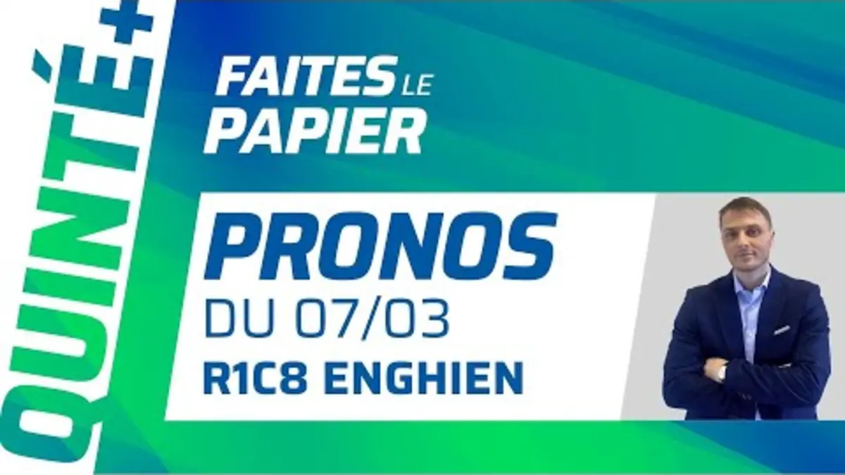 replay de PRONOSTICS QUINTÉ+ DU VENDREDI 7 MARS : DEMIDOFF CLA (14) POUR UNE NOUVELLE OEUVRE D'ART