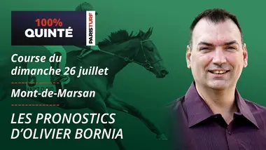 Pronostics Quinté PMU - 100% Quinté du Dimanche 26 juillet à Mont-de-Marsan
