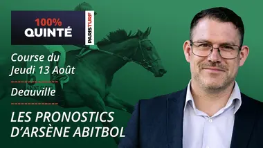 Pronostics Quinté PMU - 100% Quinté du Jeudi 13 août à Deauville