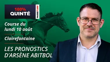 Pronostics Quinté PMU - 100% Quinté du Lundi 10 août à Clairefontaine