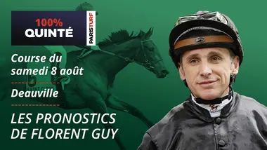 Pronostics Quinté PMU - 100% Quinté du Samedi 8 août à Deauville