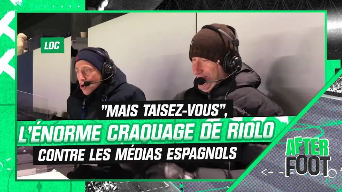 replay de PSG 1-1 Newcastle : Le gros craquage de Riolo contre Fred Hermel et les médias espagnols