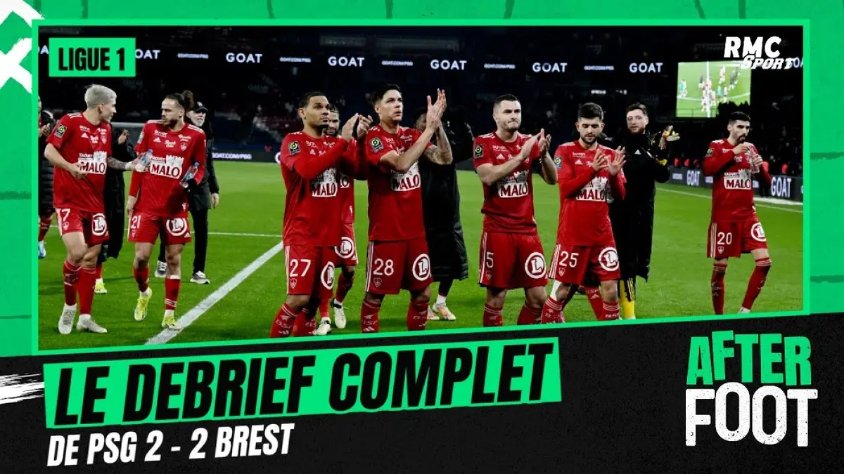 replay de PSG 2-2 Brest : le débrief complet de l'After foot