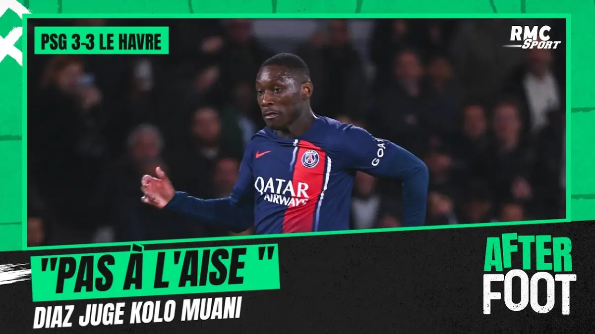 replay de PSG 3-3 Le Havre: "Pas à l'aise dans le système", Diaz compare Kolo Muani et Ramos