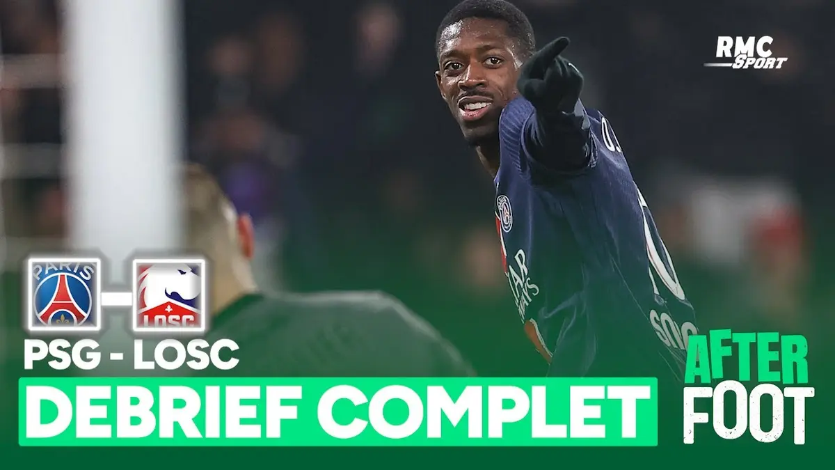replay de PSG 4-1 Losc : Le débrief complet de l’After Foot après le nouveau carton parisien avant Liverpool