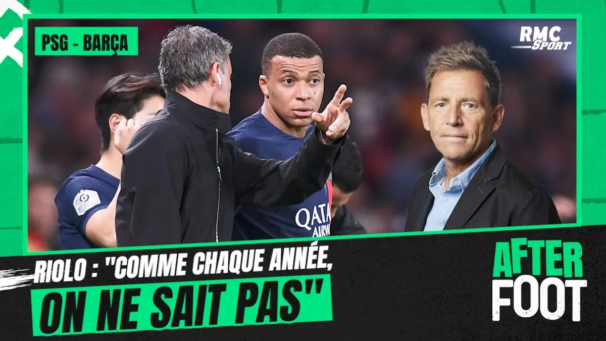 replay de PSG - Barça : "Comme chaque année, on ne sait pas" constate Riolo