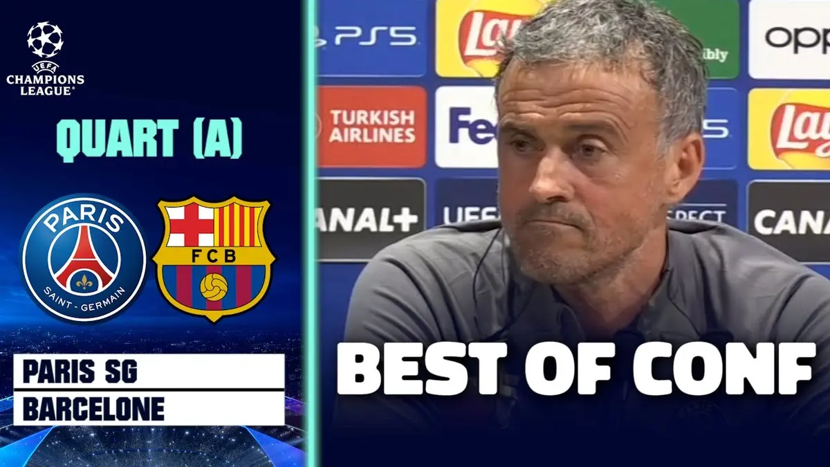 replay de PSG-Barça : Luis Enrique, best of conf'