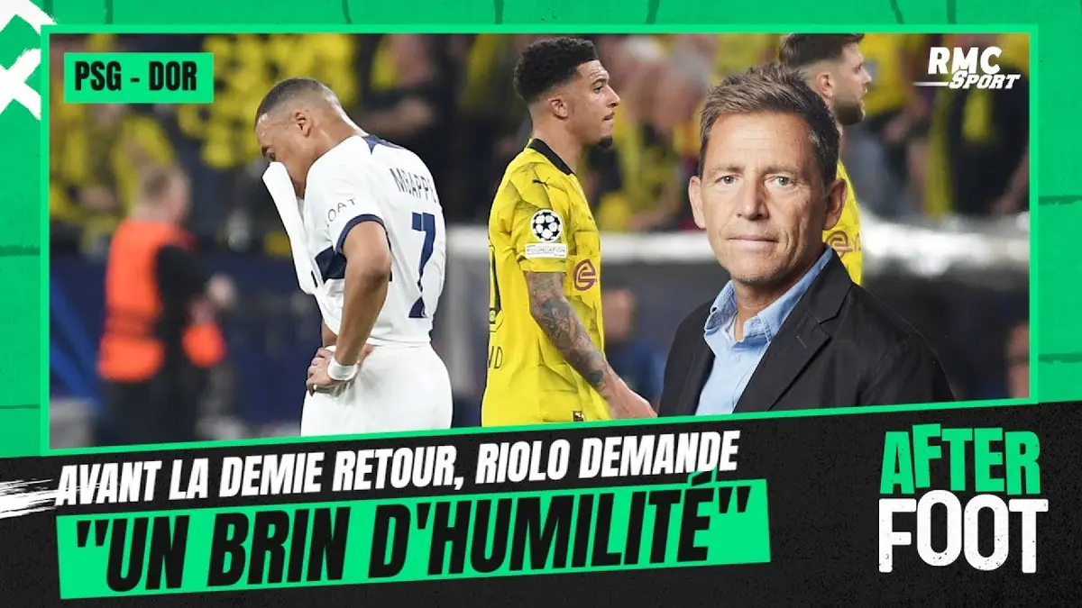 replay de PSG-Dortmund : Riolo demande "un brin d'humilité" avant la demie retour