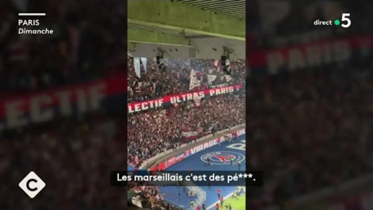replay de PSG-OM : des chants homophobes créent la polémique - C à Vous - 26/09/2023