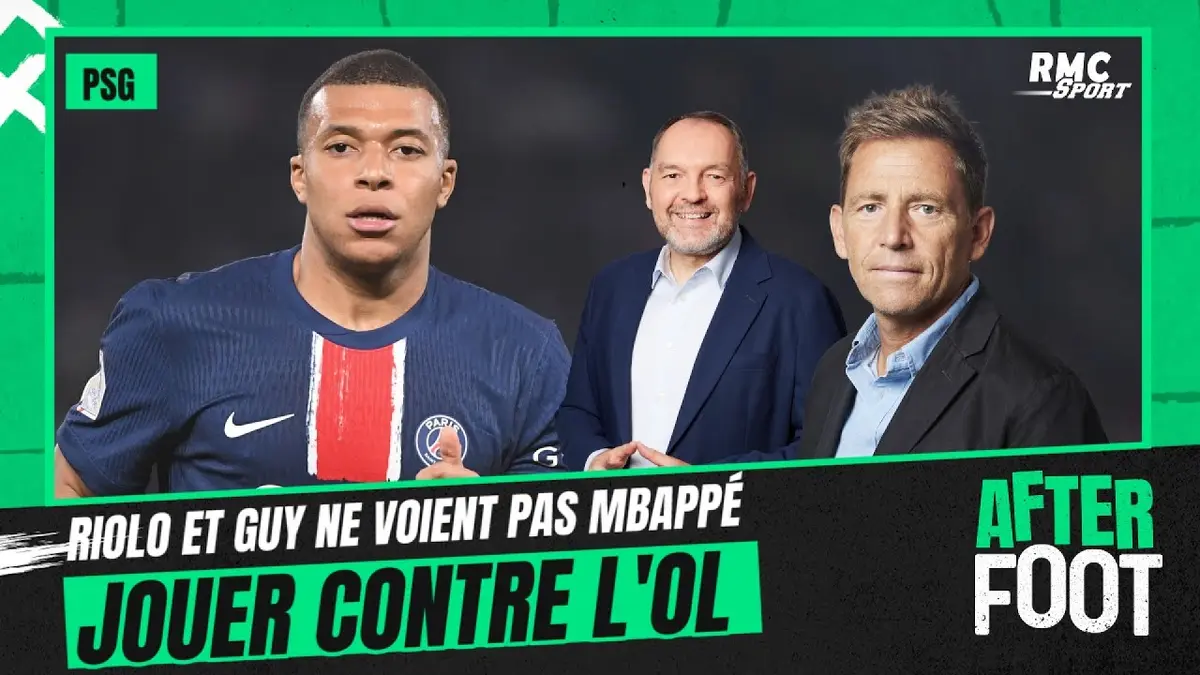 replay de PSG : Riolo et Guy ne voient pas Mbappé jouer contre l'OL