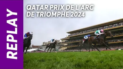 replay de QATAR PRIX DE L'ARC DE TRIOMPHE 2024 : BLUESTOCKING SACRÉE
