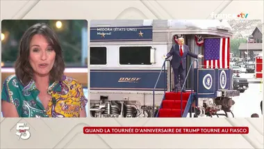 Quand la tournée d’anniversaire de Trump tourne au fiasco - Le 5/5 d’Amandine Bégot