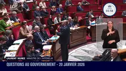 Questions au Gouvernement - Questions au Gouvernement du mardi 20 janvier 2026