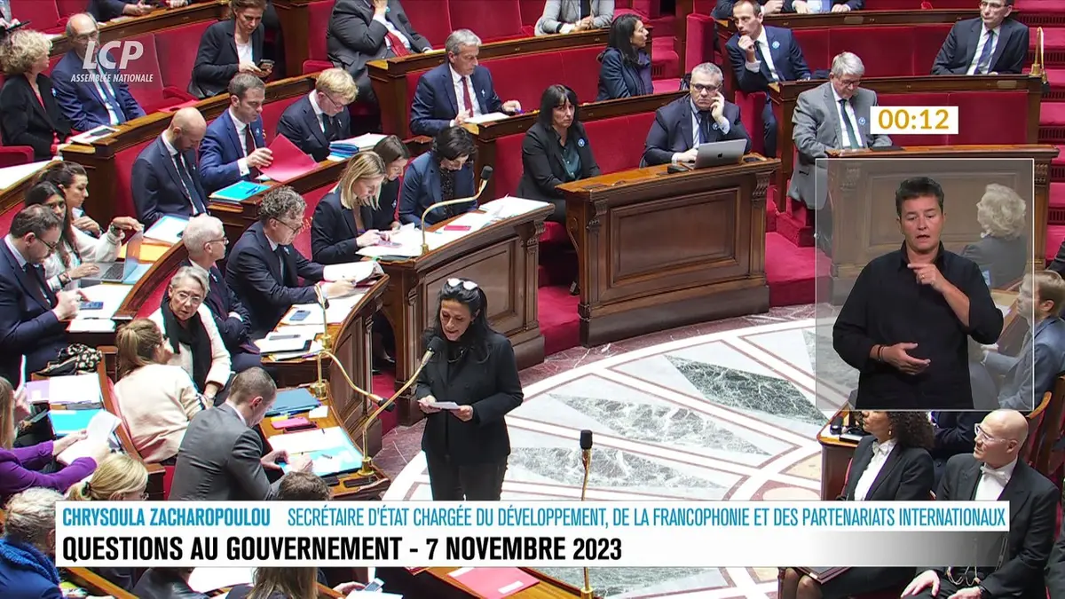 replay de Questions au Gouvernement - Questions au Gouvernement du mardi 07 novembre 2023