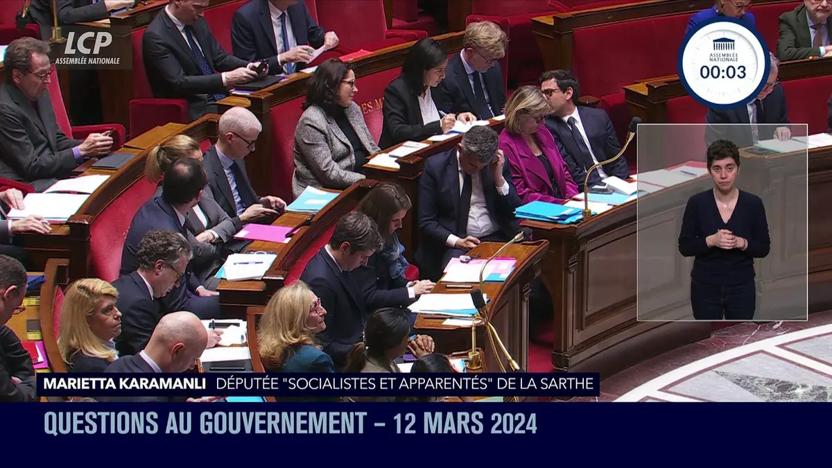 replay de Questions au Gouvernement - Questions au Gouvernement du mardi 12 mars 2024
