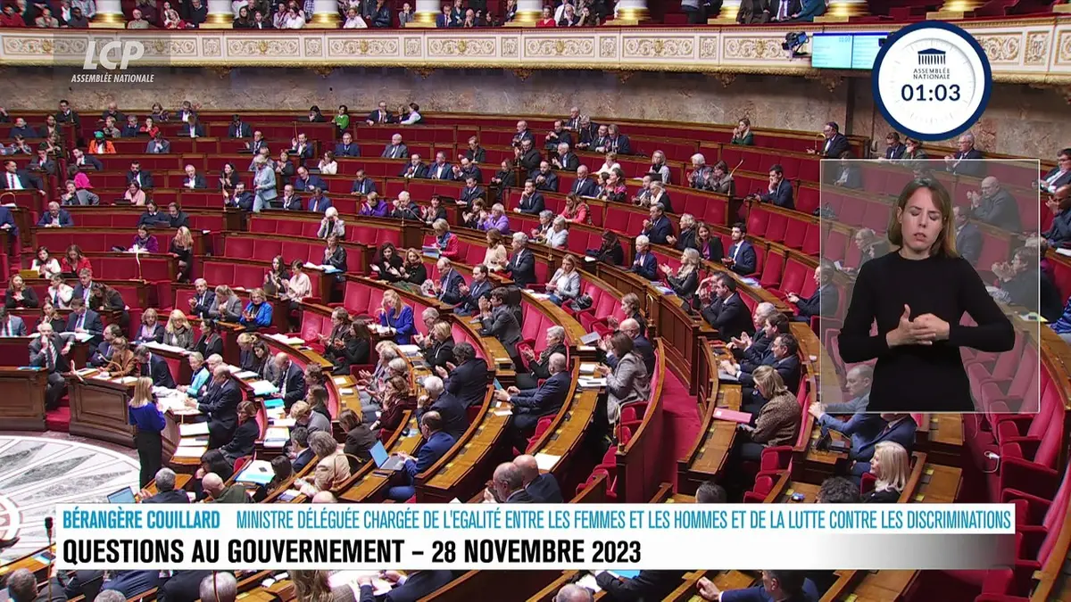 replay de Questions au Gouvernement - Questions au Gouvernement du mardi 28 novembre 2023