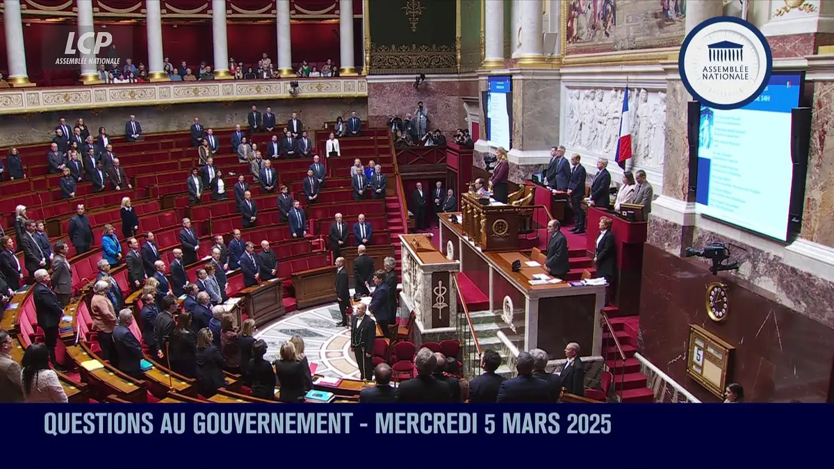 replay de Questions au Gouvernement - Questions au Gouvernement du mercredi 05 mars 2025