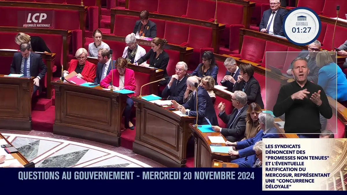 replay de Questions au Gouvernement - Questions au Gouvernement du mercredi 20 novembre 2024