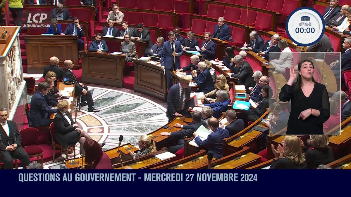 replay de Questions au Gouvernement - Questions au Gouvernement du mercredi 27 novembre 2024