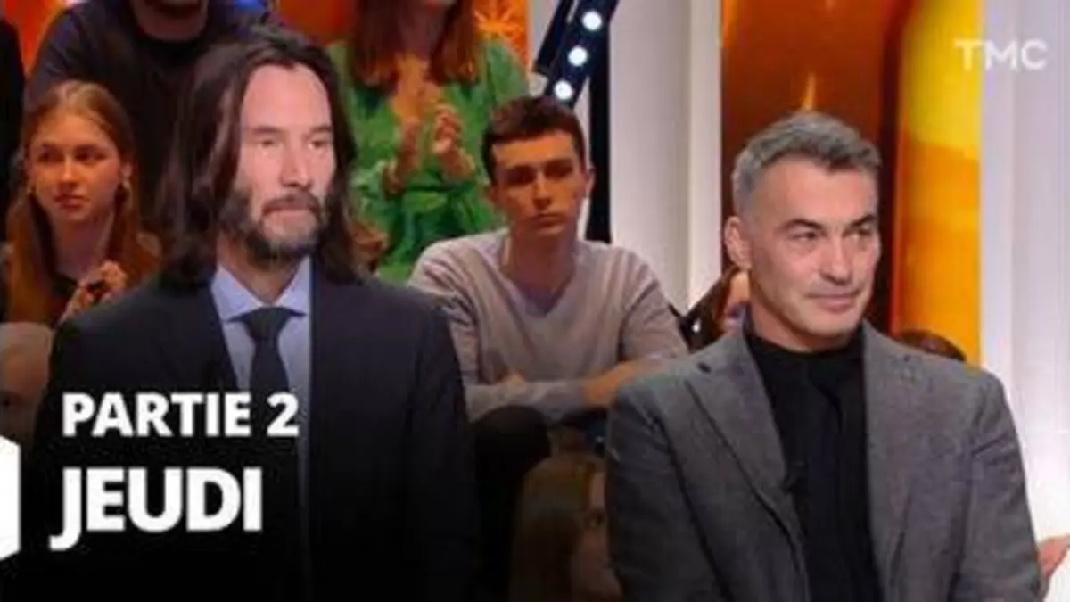 replay de Quotidien, deuxième partie du 9 mars 2023 avec Keanu Reeves et Chad Stahelski