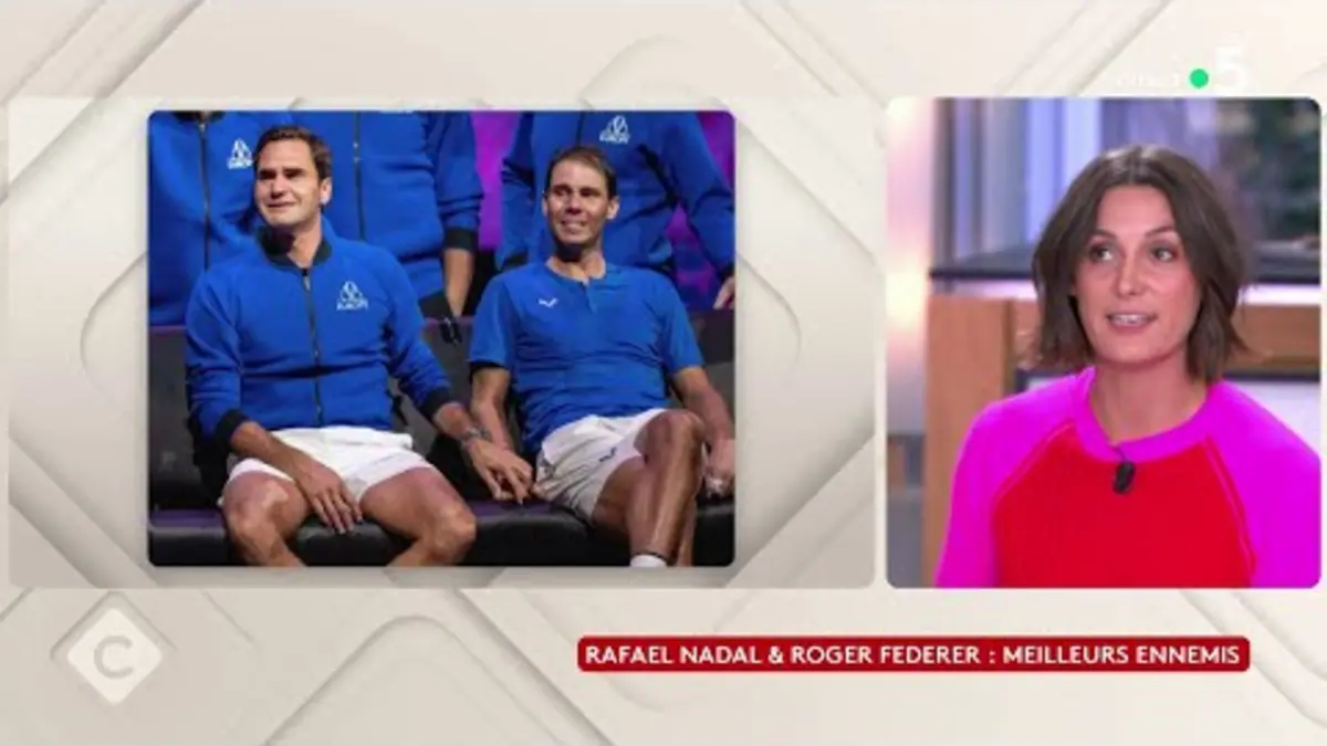 replay de Rafael Nadal & Roger Federer : meilleurs ennemis - Fanzone de Olivia Leray - C à Vous