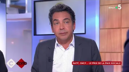 replay de RATP, SNCF… Le prix de la paix sociale - Patrick Cohen - C à vous - 25/04/2024